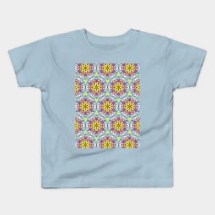 Pastel color flower Kids T-Shirt